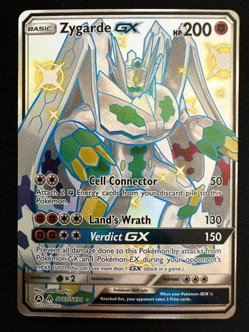 Zygarde GX SV65/SV94 Hidden Fates Holo Full Art Pokemon Card